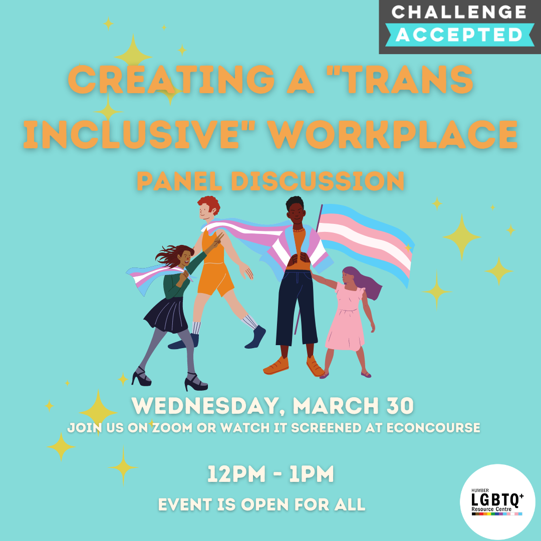 Creating "Trans Inclusive" Workplace Online Panel Discussion Humber